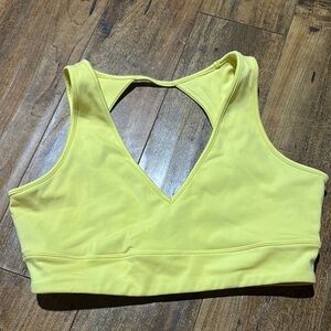 Yellow BuffBunny Sports Bra